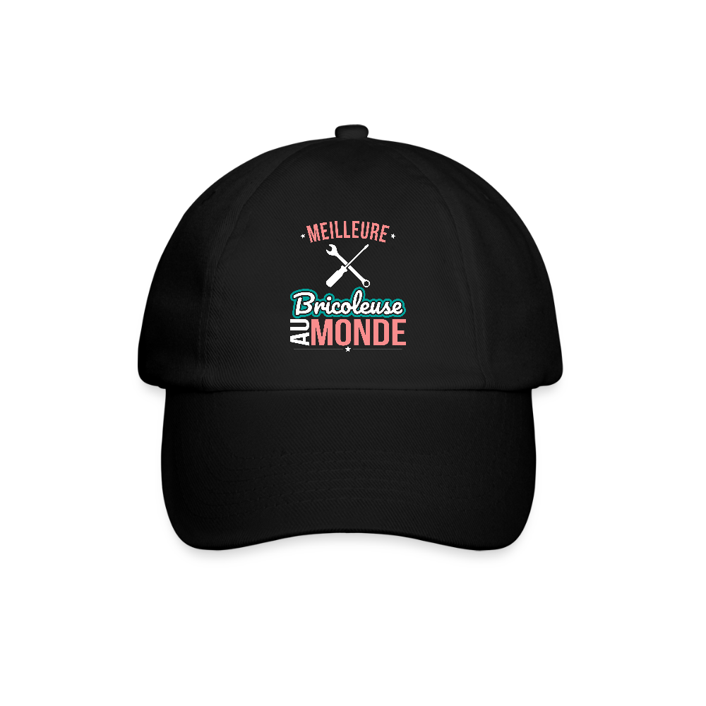 Casquette classique - Meilleure bricoleuse au monde - noir/noir