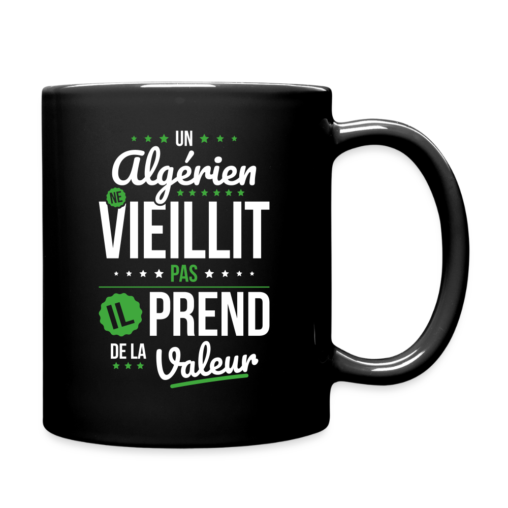 Mug uni - Un Algérien ne vieillit pas - noir