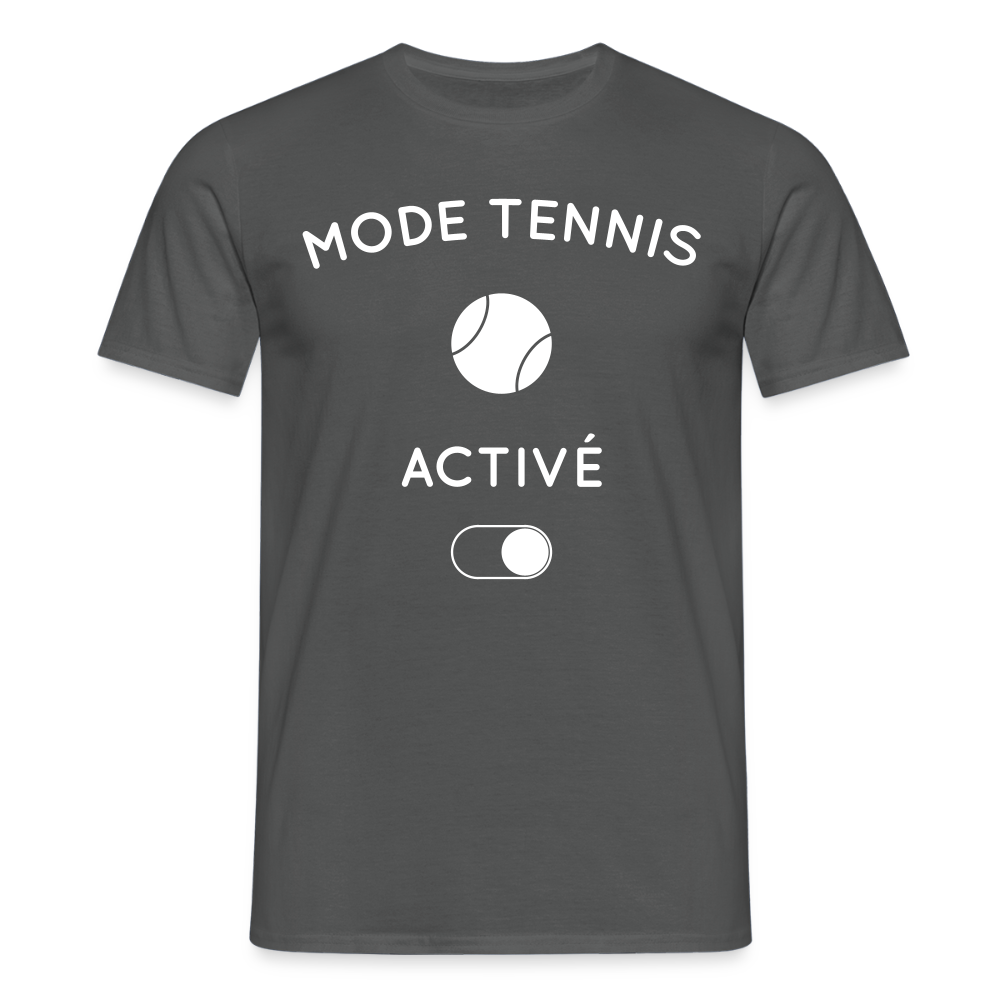 T-shirt Homme - Mode tennis activé - charbon