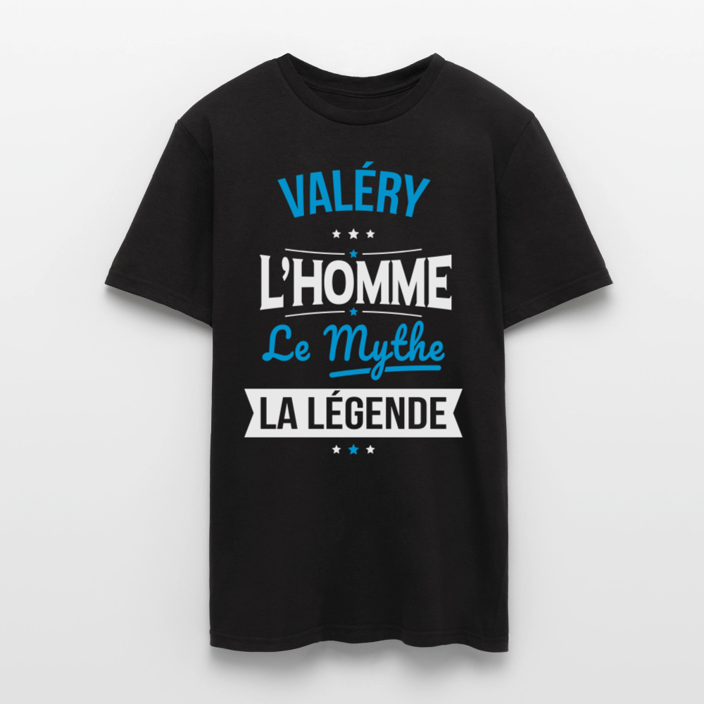 T-shirt Homme - Valéry - l'Homme - le Mythe - la Légende - noir