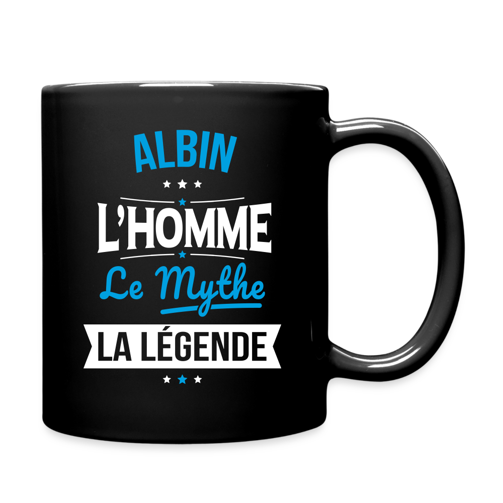 Mug uni - Albin - l'Homme - le Mythe - la Légende - noir