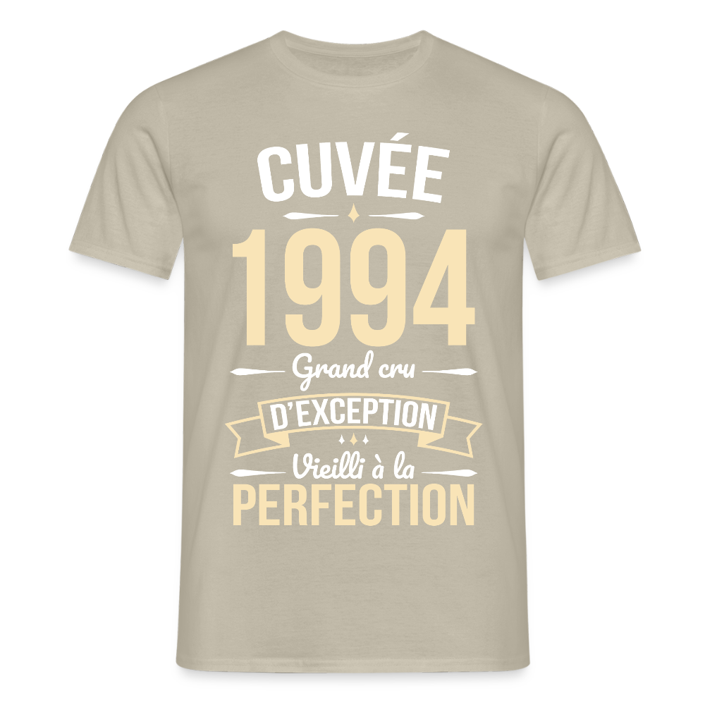 T-shirt Homme - Anniversaire 31 Ans - Cuvée 1994 - beige sable