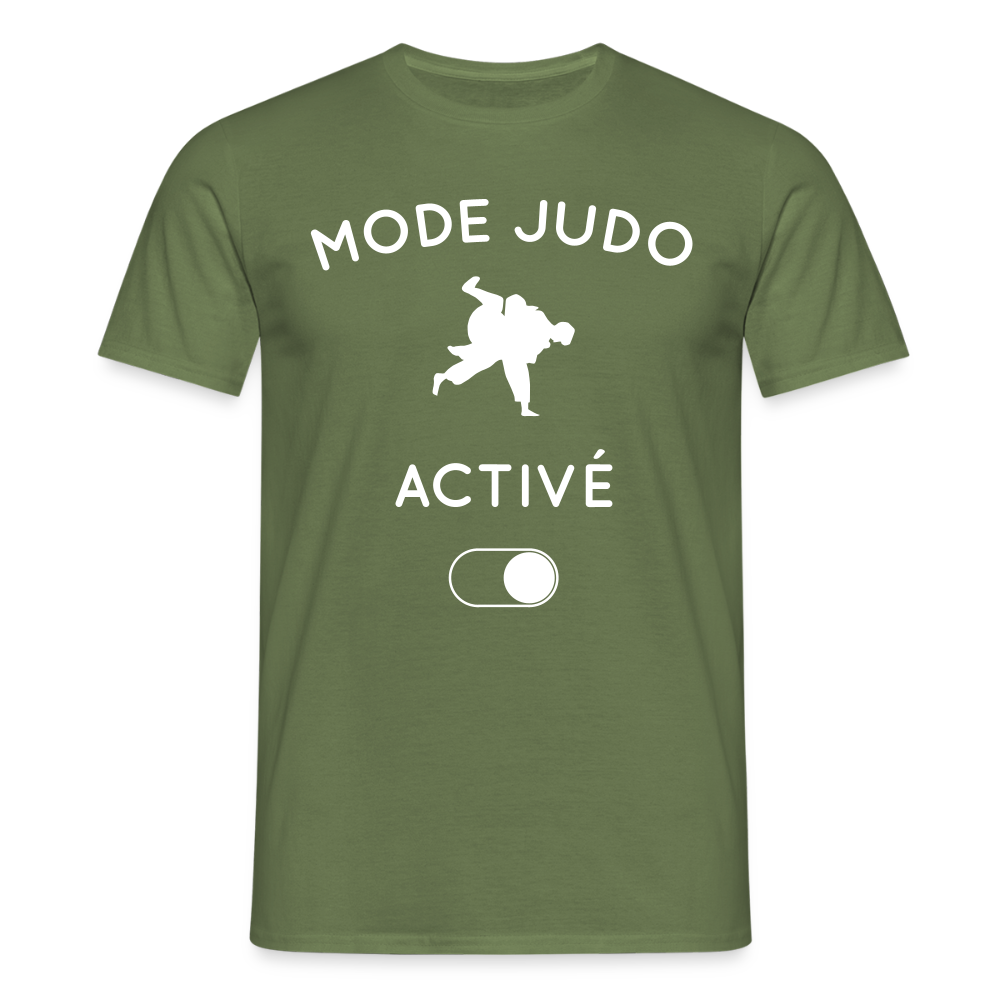 T-shirt Homme - Mode judo activé - vert militaire