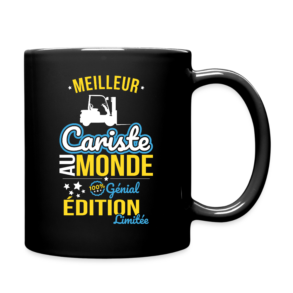 Mug uni - Meilleur Cariste au monde - 100% génial - noir