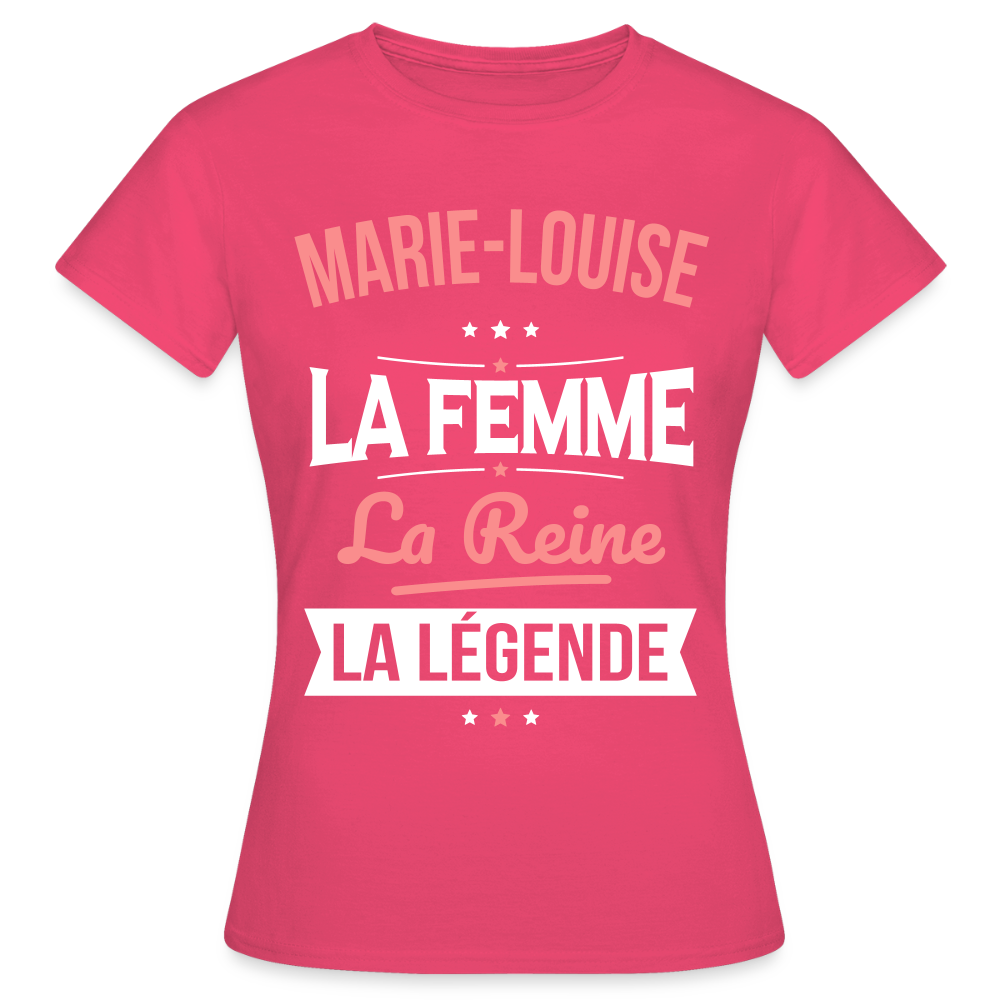T-shirt Femme - Marie-Louise - la Femme - la Reine - la Légende - rose azalée