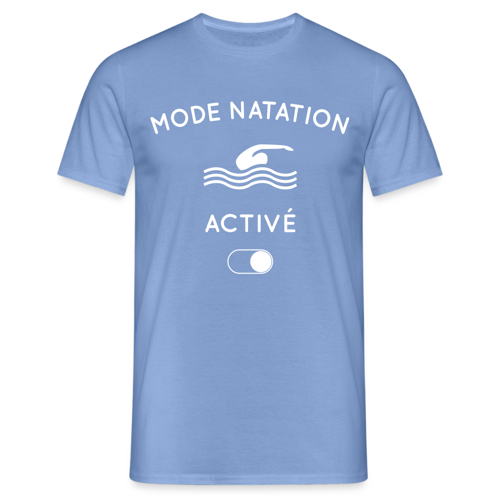 T-shirt Homme - Mode natation activé - carolina blue