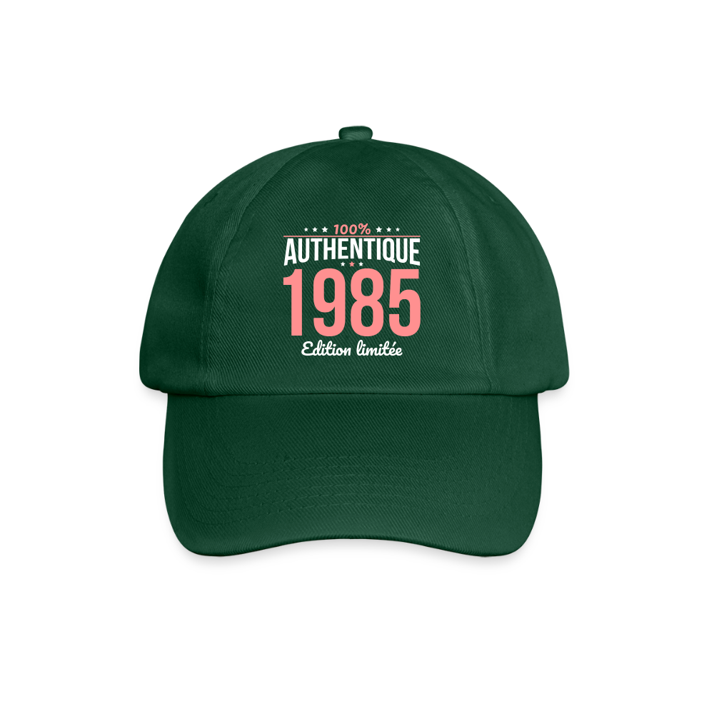 Casquette classique - Anniversaire 40 Ans - 100% Authentique 1985 - vert bouteille
