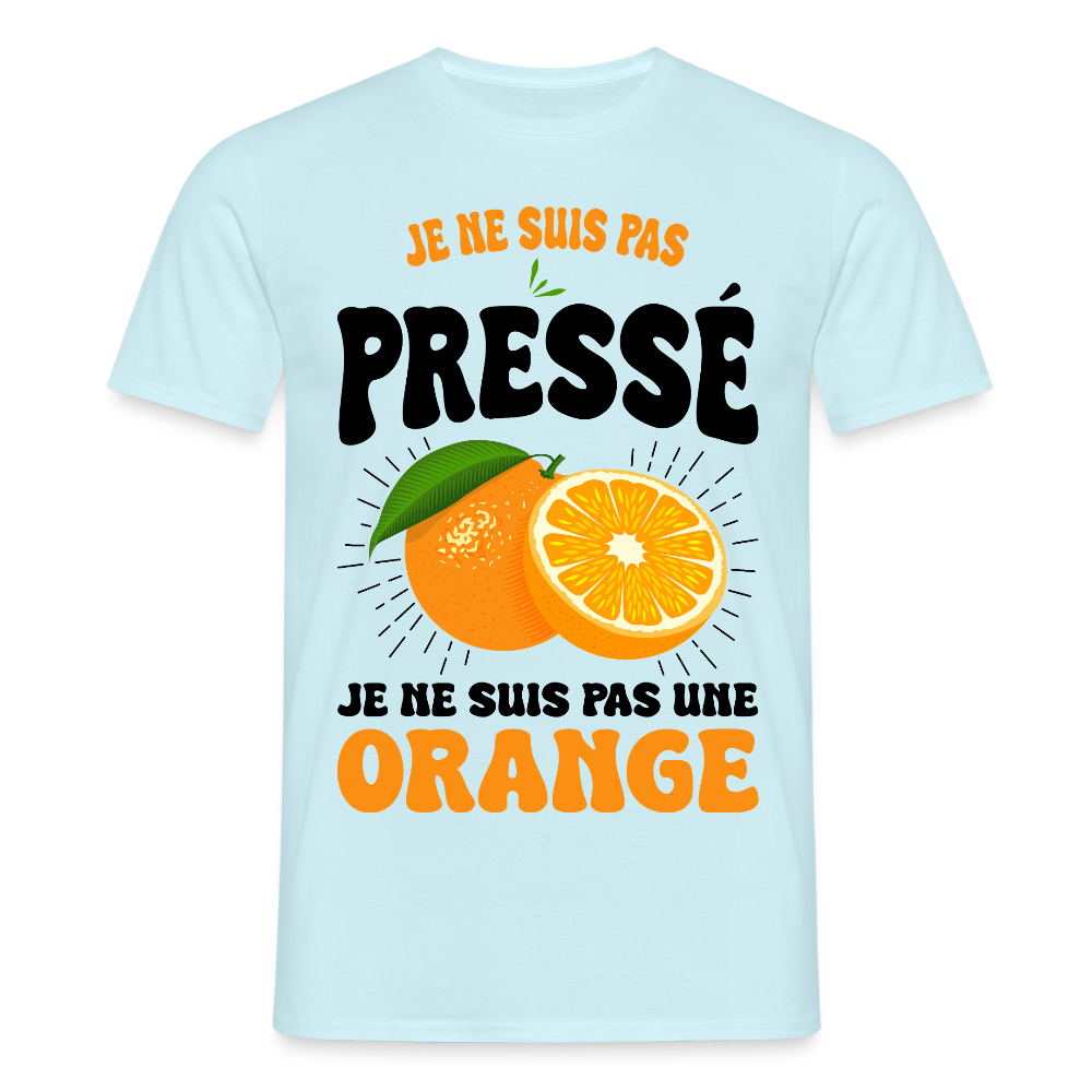 T-shirt Homme - Je ne suis pas une orange - ciel