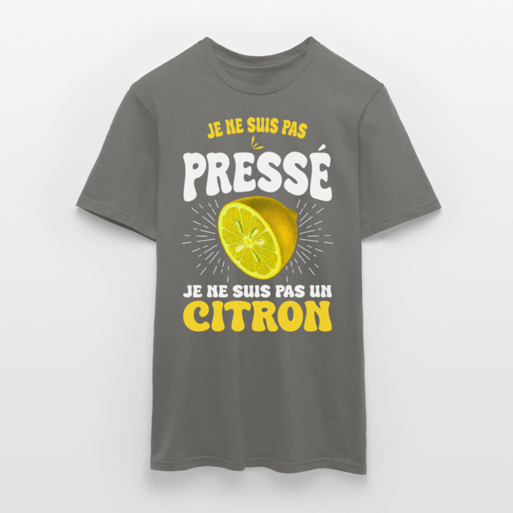 T-shirt Homme - Je ne suis pas un citron - gris graphite