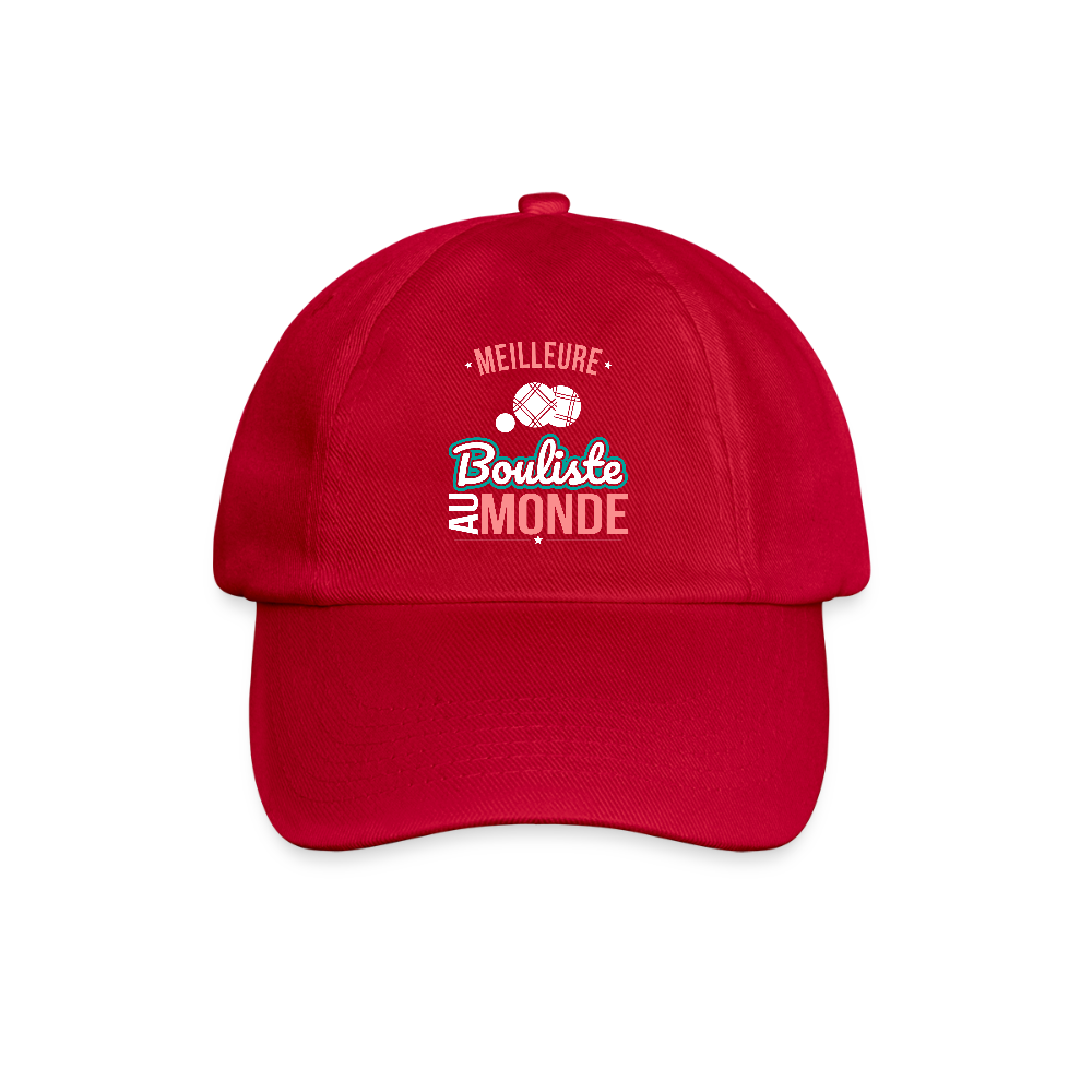 Casquette classique - Meilleure bouliste au monde - rouge classique