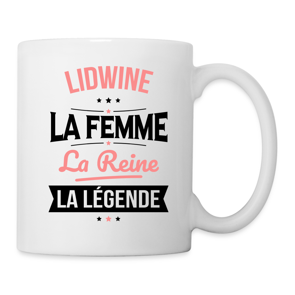 Mug blanc - Lidwine - la Femme - la Reine - la Légende - blanc