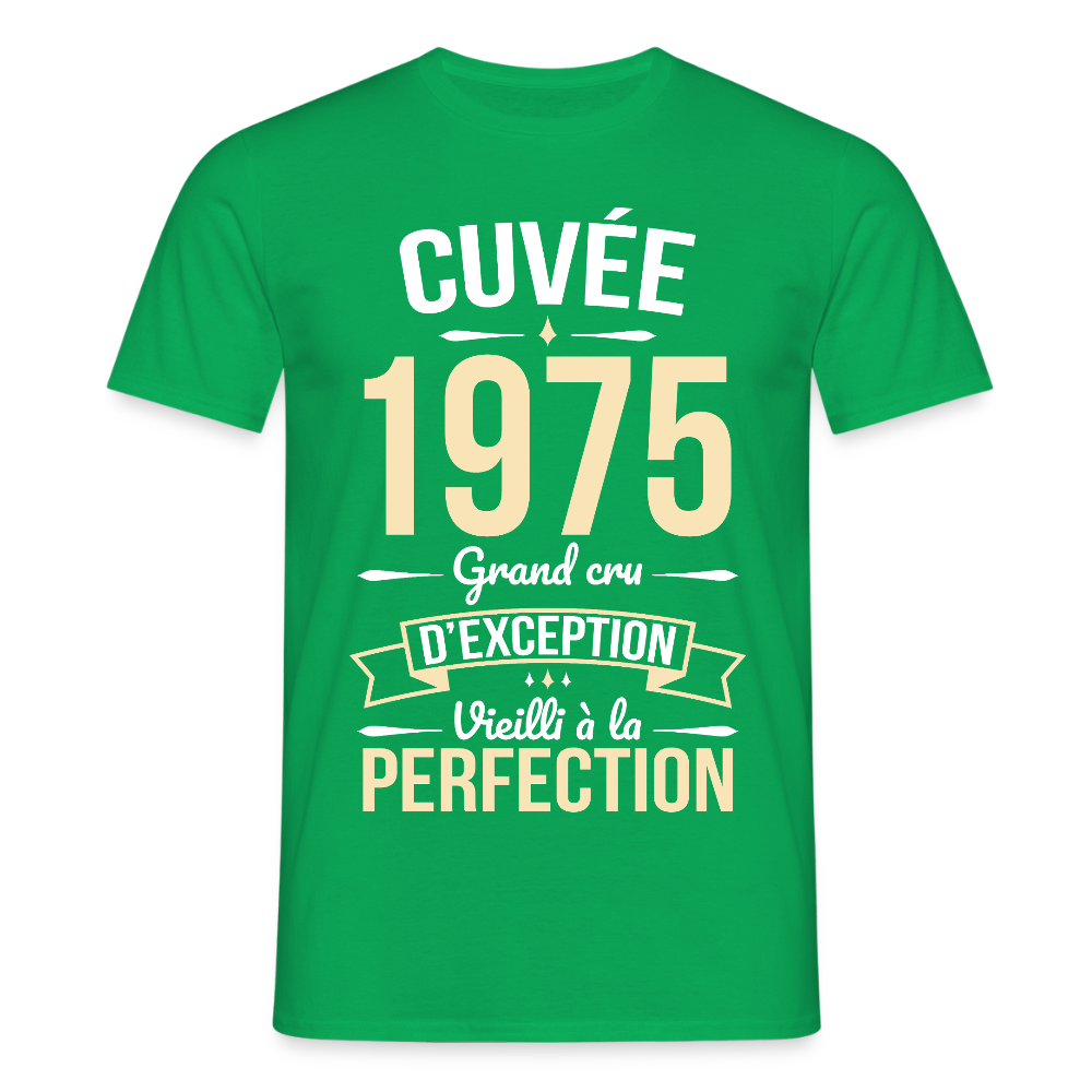 T-shirt Homme - Anniversaire 50 Ans - Cuvée 1975 - vert