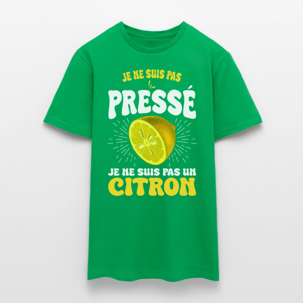 T-shirt Homme - Je ne suis pas un citron - vert