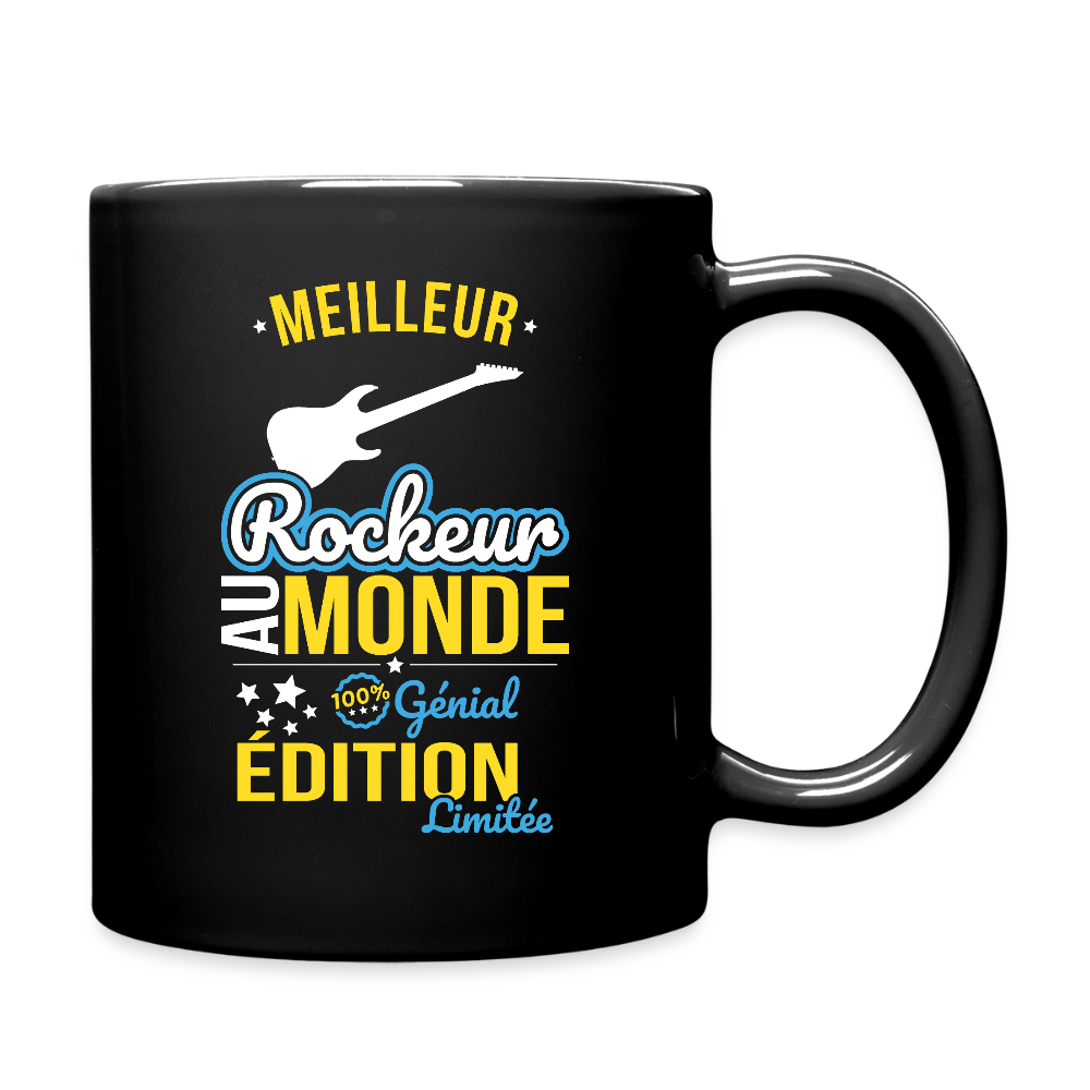 Mug uni - Meilleur Rockeur au monde - 100% génial - noir