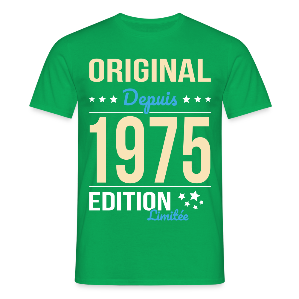T-shirt Homme - Anniversaire 50 Ans - Original depuis 1975 - vert