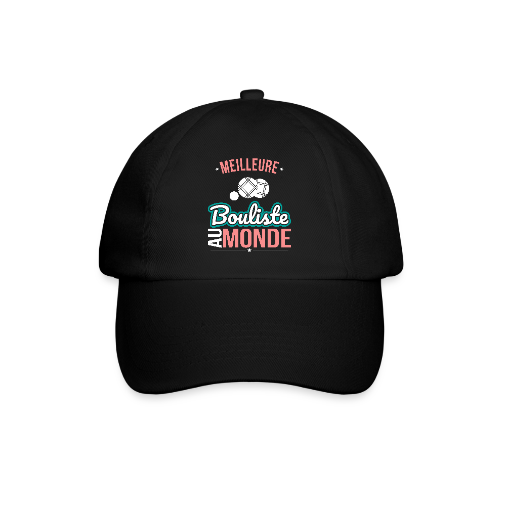 Casquette classique - Meilleure bouliste au monde - noir/noir