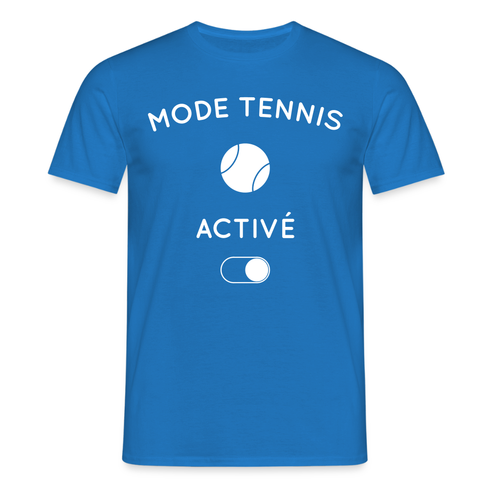 T-shirt Homme - Mode tennis activé - bleu royal