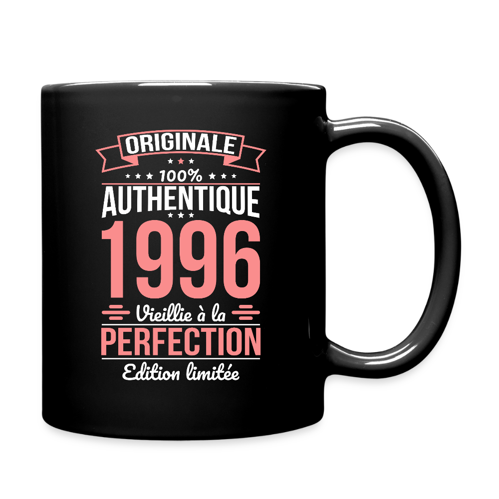 Mug anniversaire femme 30 ans – Originale 1996 - noir