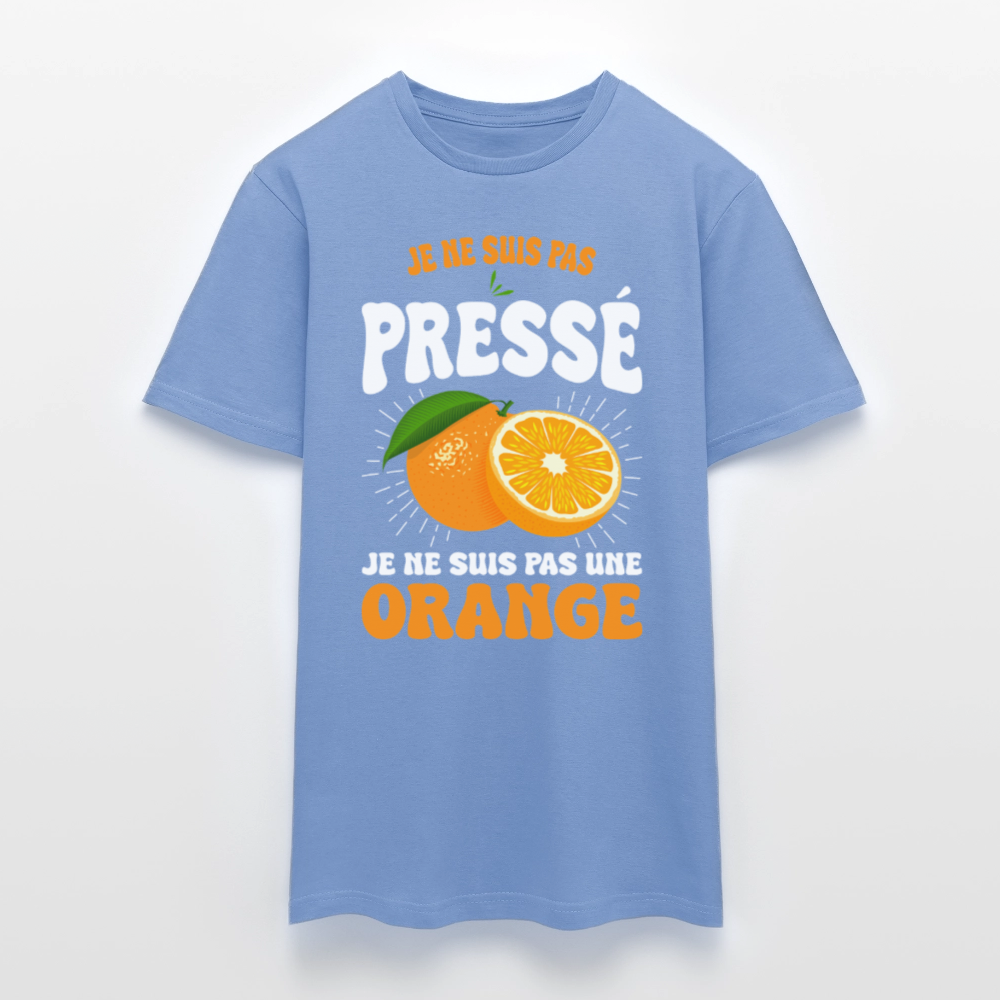 T-shirt Homme - Je ne suis pas une orange - carolina blue