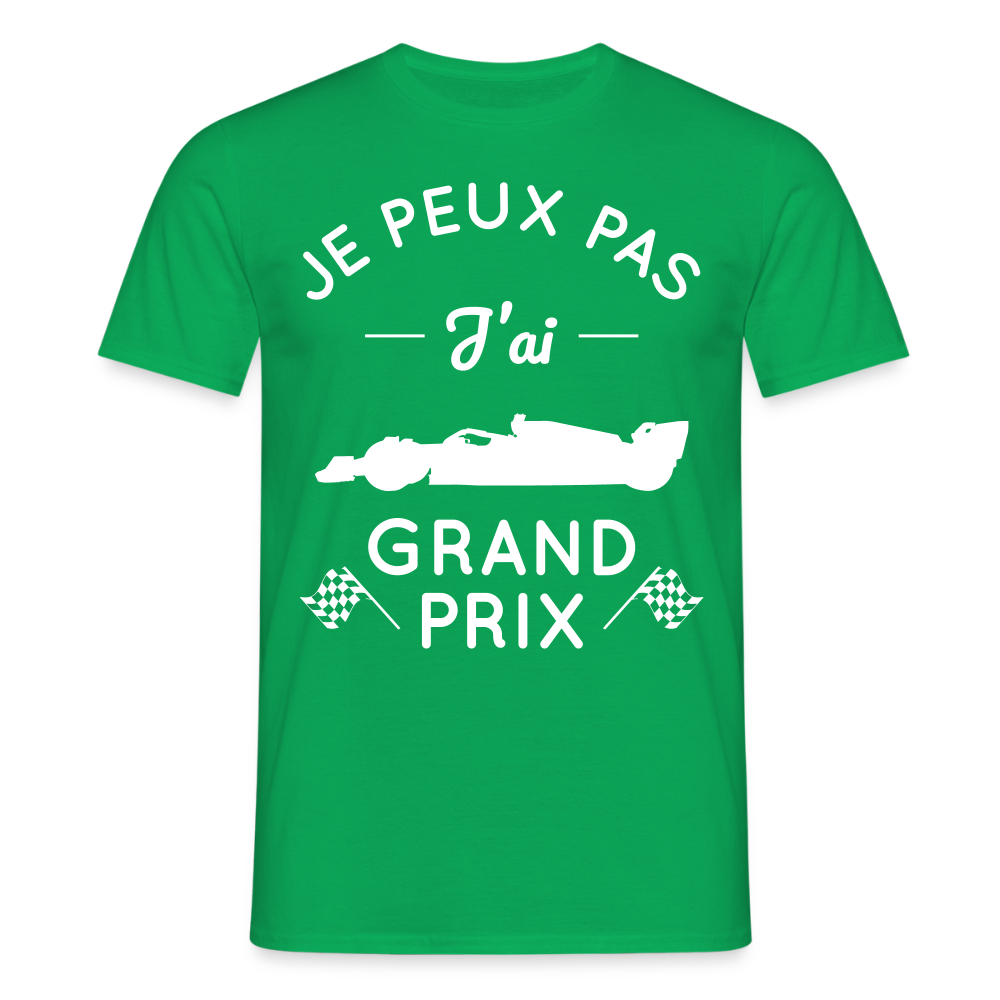 T-shirt Homme - Je peux pas j'ai Grand Prix - vert