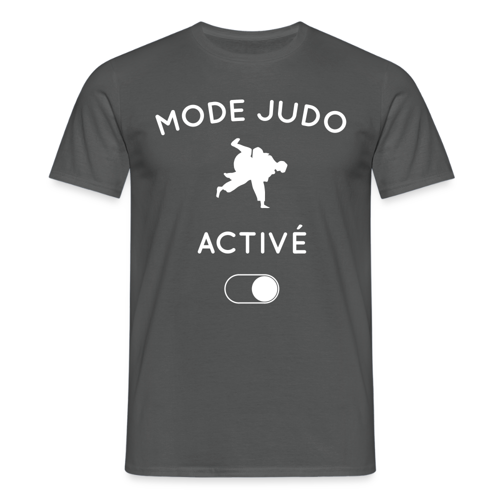 T-shirt Homme - Mode judo activé - charbon