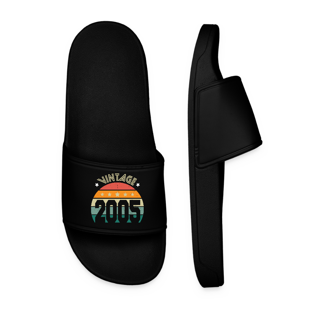 Claquettes Homme - Anniversaire 20 Ans - Vintage 2005 - noir