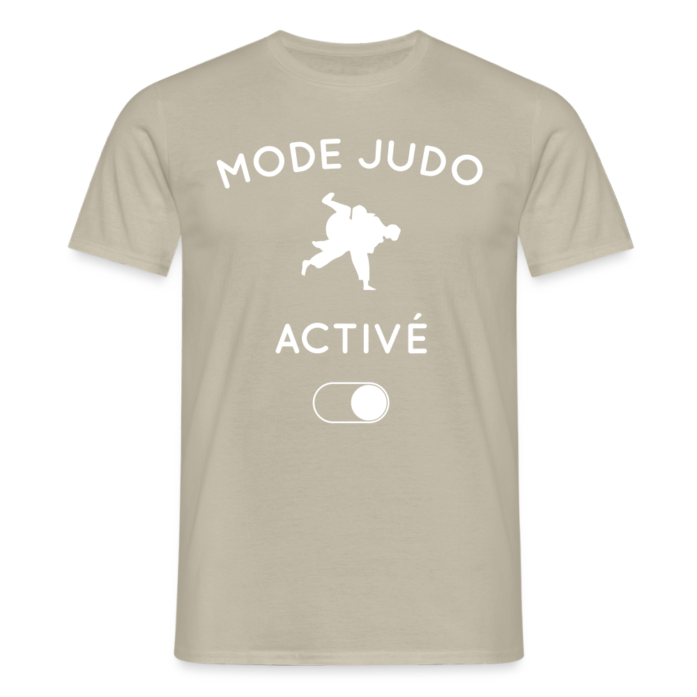 T-shirt Homme - Mode judo activé - beige sable