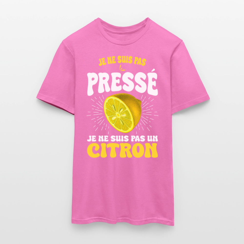 T-shirt Homme - Je ne suis pas un citron - rose