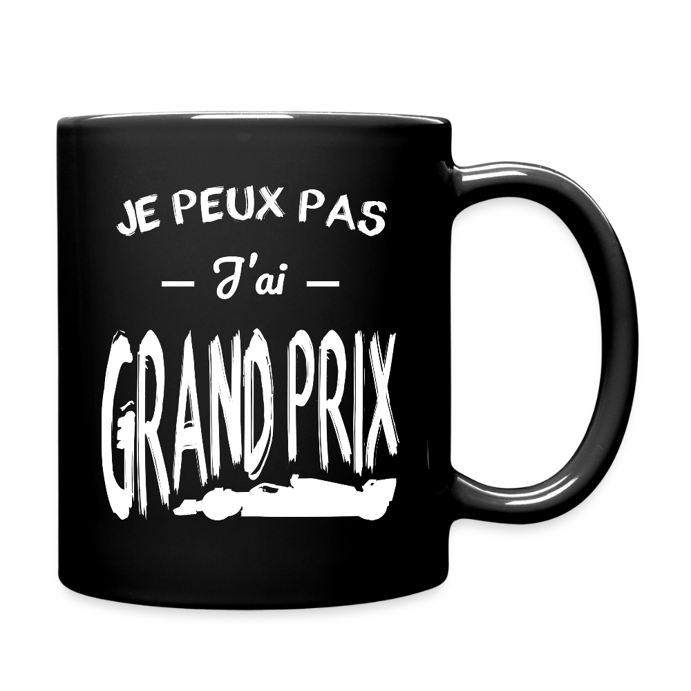 Mug uni - Je peux pas j'ai Grand Prix - noir