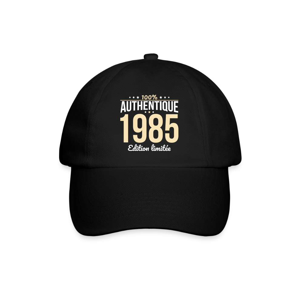 Casquette classique - Anniversaire 40 Ans - 100% Authentique 1985 - noir/noir