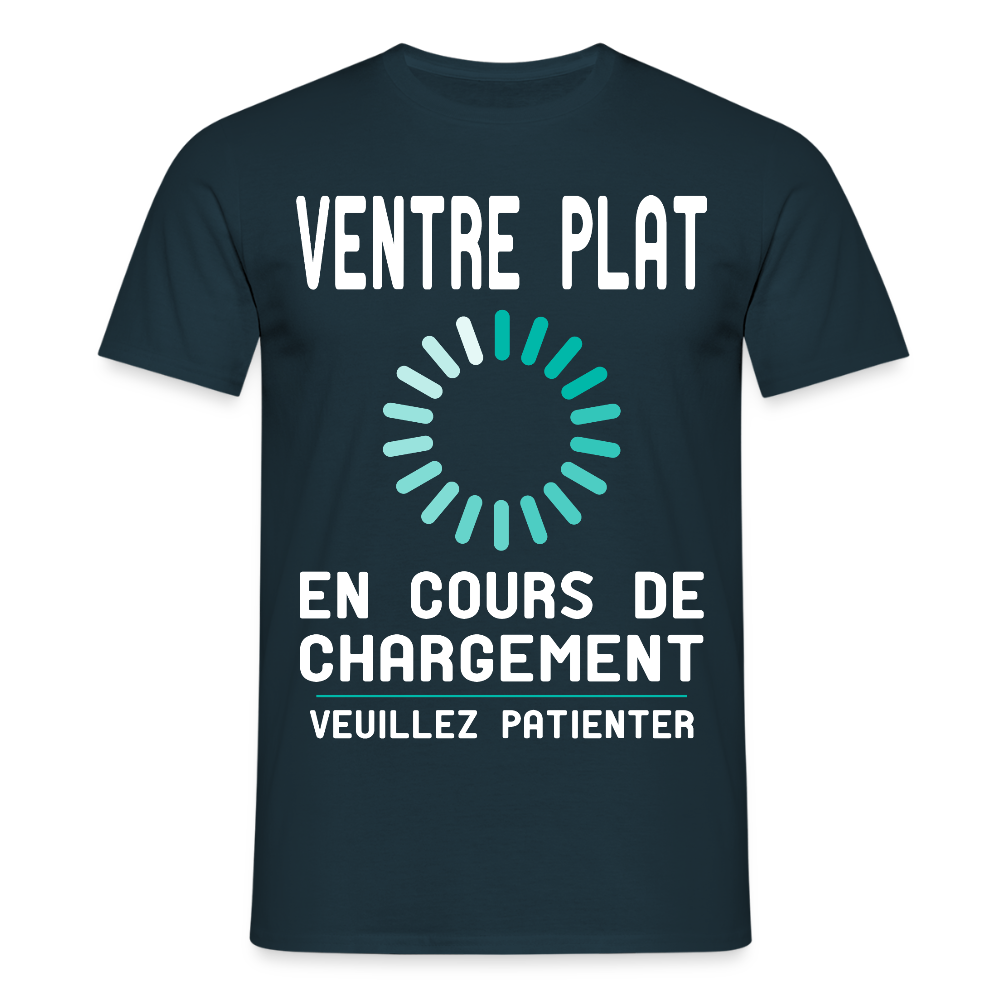 T-shirt Homme - Ventre plat en cours de chargement - marine