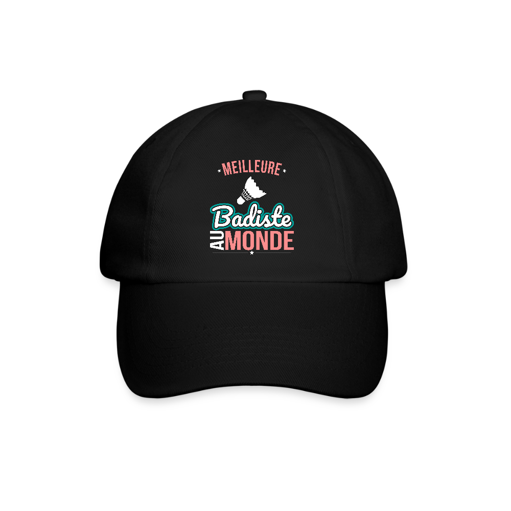 Casquette classique - Meilleure badiste au monde - noir/noir