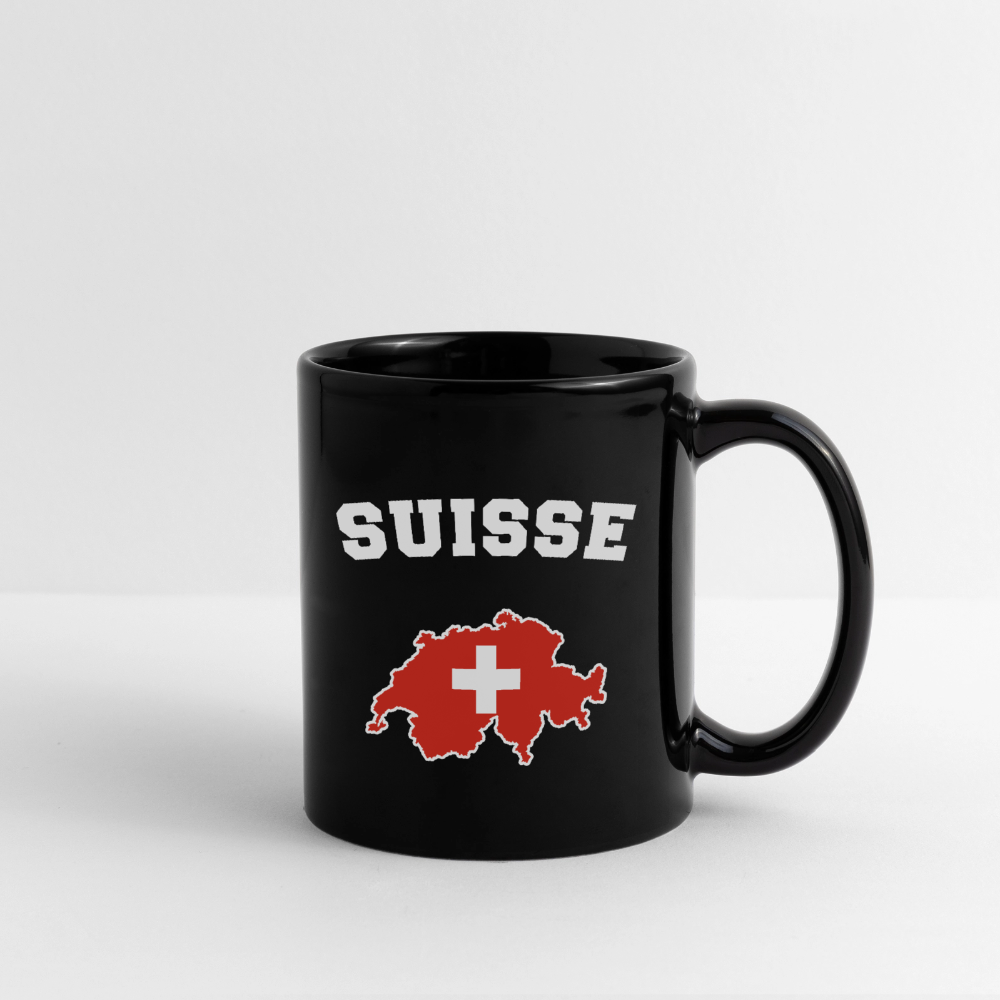 Mug uni - Suisse - noir