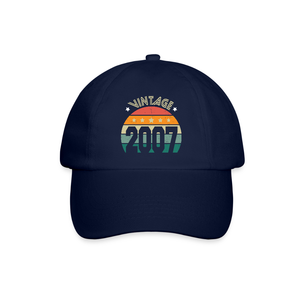 Casquette classique - Anniversaire 18 Ans - Vintage 2007 - bleu/bleu