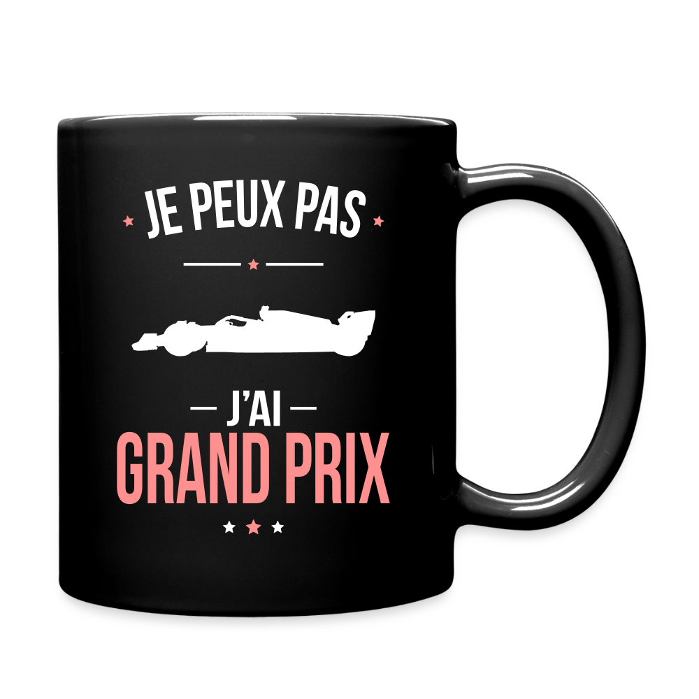 Mug uni - Je peux pas j'ai Grand Prix - noir
