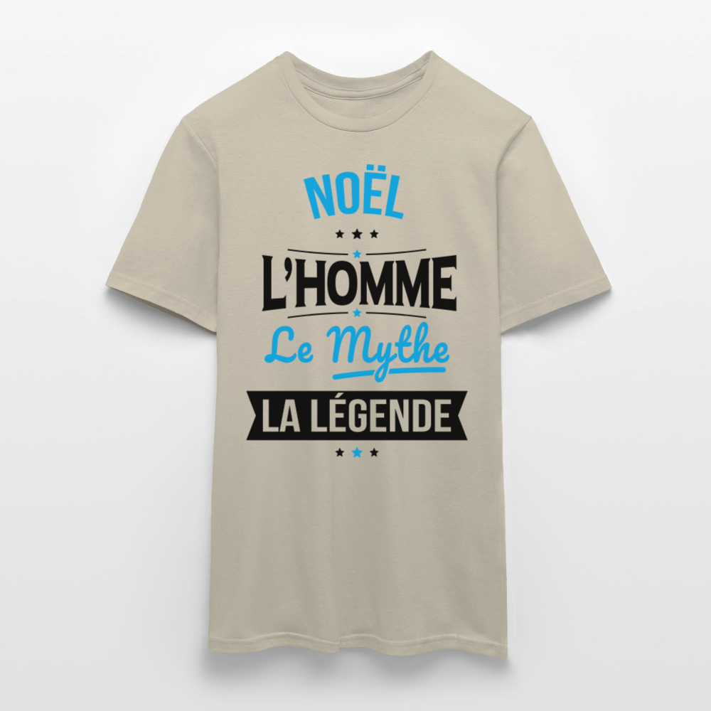 T-shirt Homme - Noël - l'Homme - le Mythe - la Légende - beige sable
