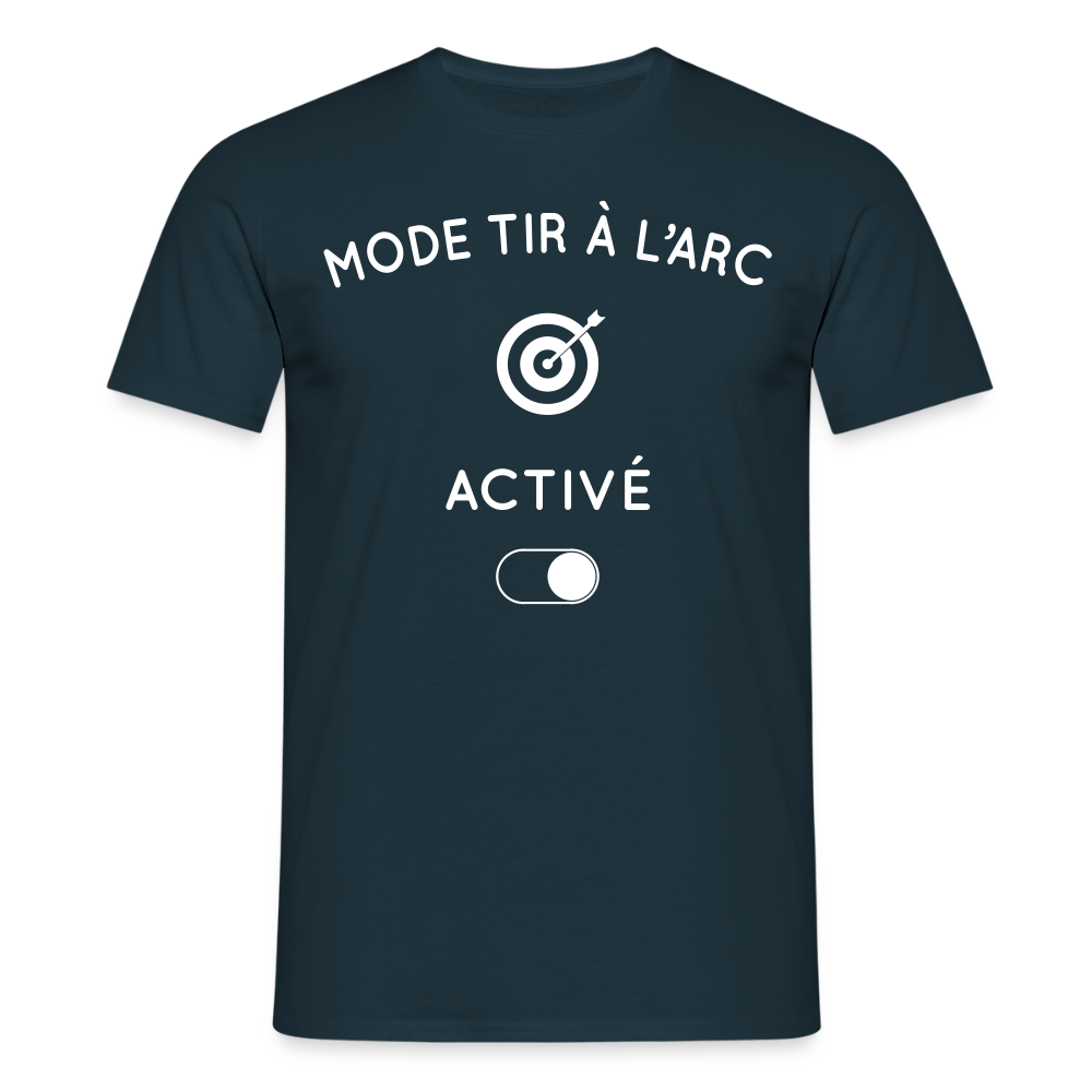 T-shirt Homme - Mode tir à l'arc activé - marine