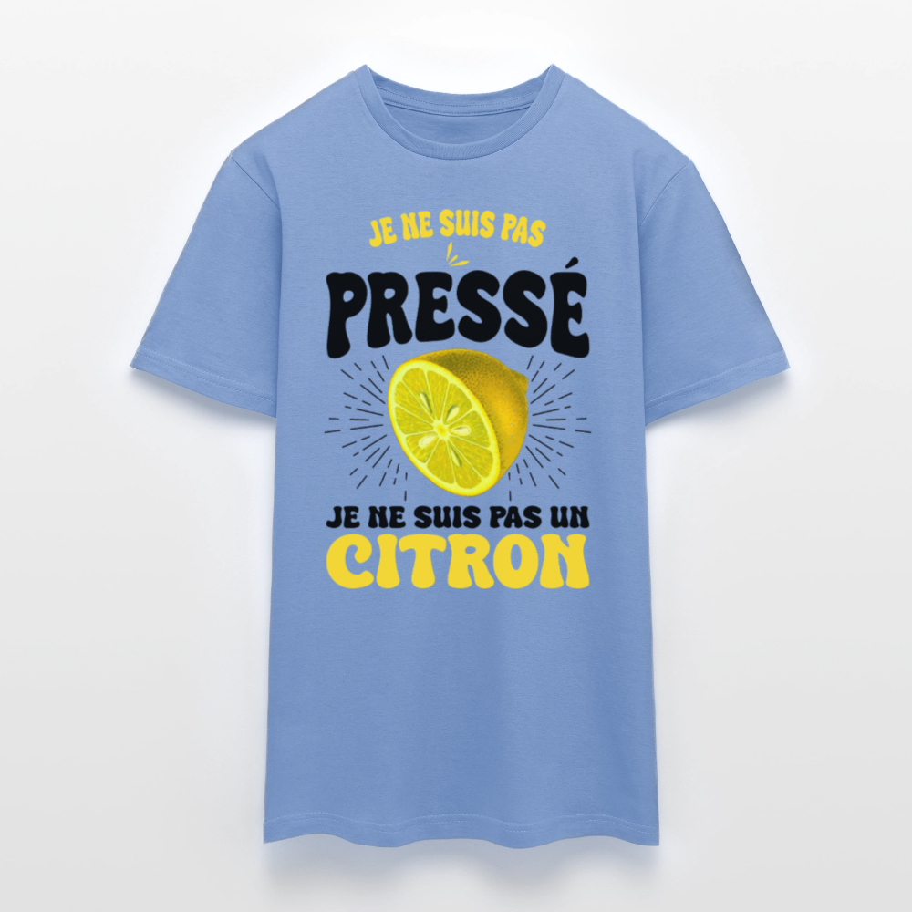 T-shirt Homme - Je ne suis pas un citron - carolina blue