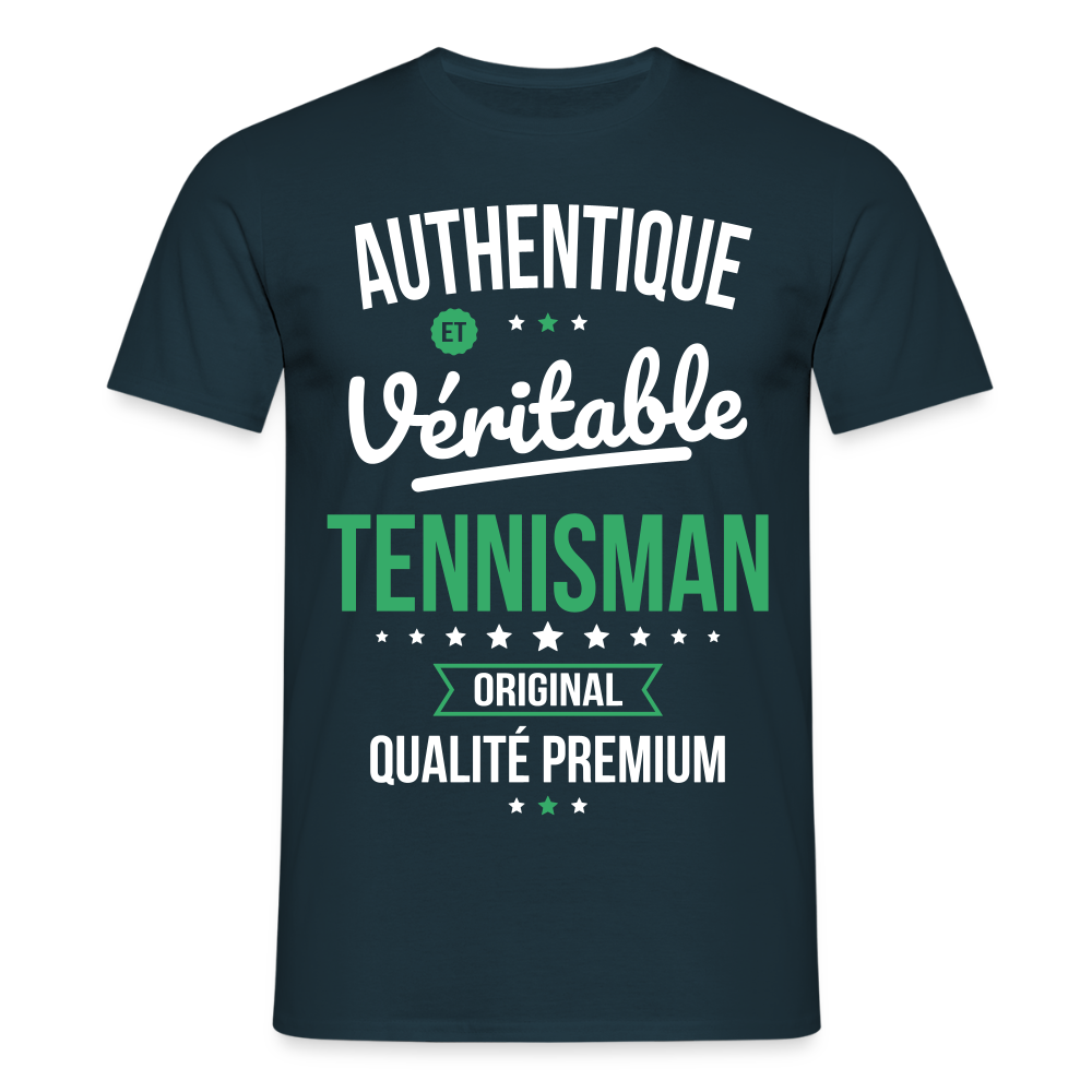 T-shirt Homme - Authentique et véritable Tennisman - marine