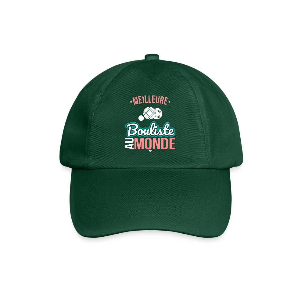 Casquette classique - Meilleure bouliste au monde - vert bouteille