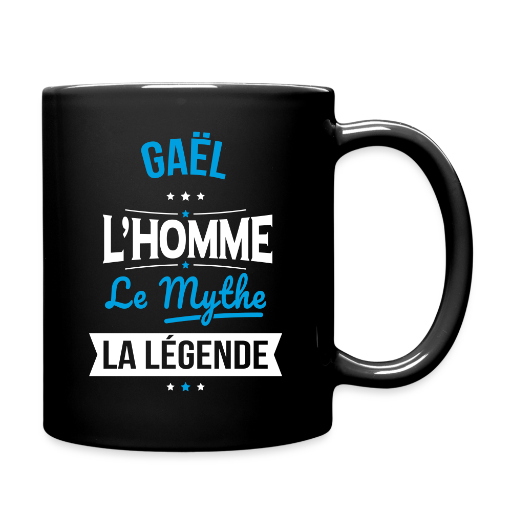 Mug uni - Gaël - l'Homme - le Mythe - la Légende - noir