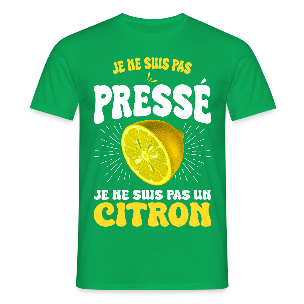 T-shirt Homme - Je ne suis pas un citron - vert