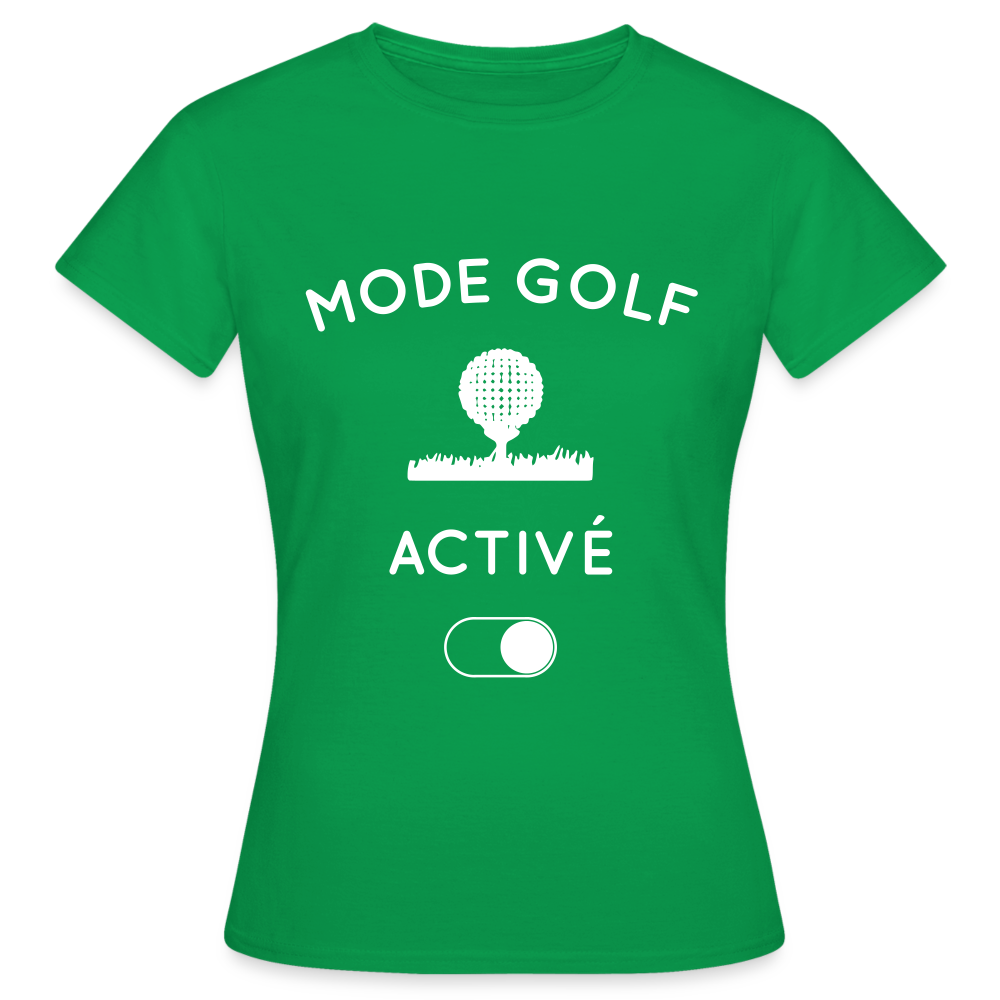 T-shirt Femme - Mode golf activé - vert