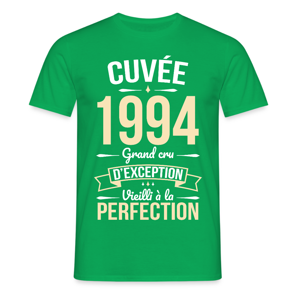 T-shirt Homme - Anniversaire 31 Ans - Cuvée 1994 - vert