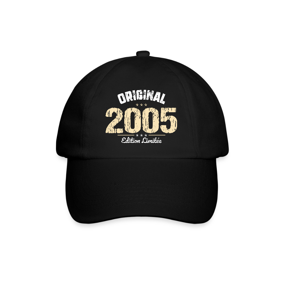 Casquette classique - Anniversaire 20 Ans - Original 2005 - noir/noir