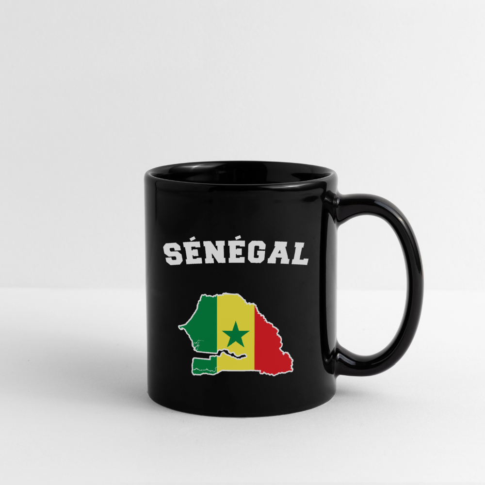 Mug uni - Sénégal - noir