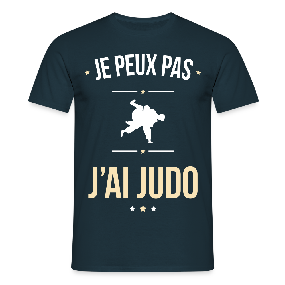 T-shirt Homme - Je peux pas j'ai Judo - marine