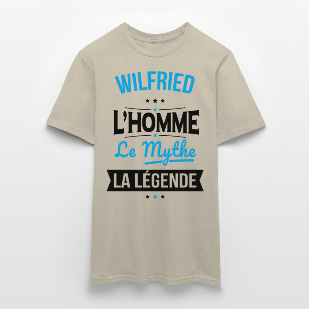 T-shirt Homme - Wilfried - l'Homme - le Mythe - la Légende - beige sable