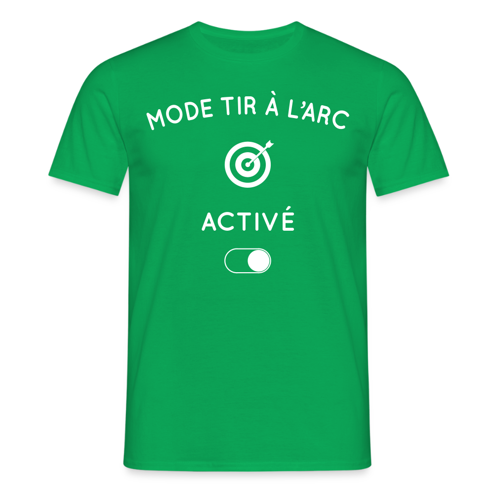 T-shirt Homme - Mode tir à l'arc activé - vert