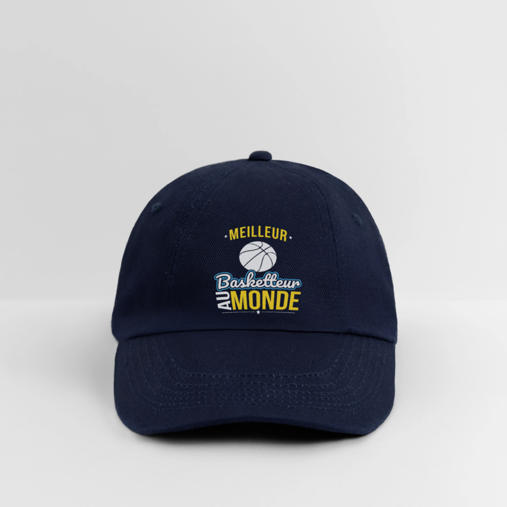Casquette classique - Meilleur basketteur au monde - bleu/bleu